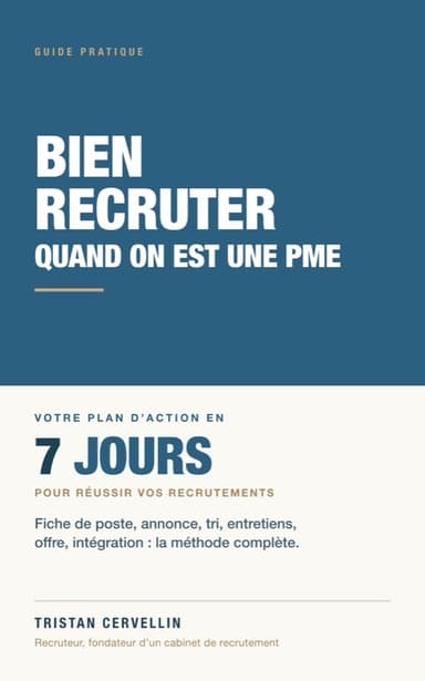 Couverture de Bien recruter quand on est une PME
